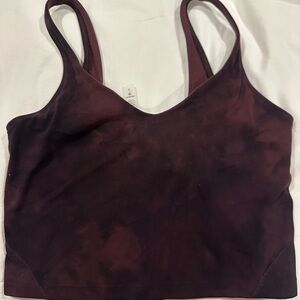 Lululemon Athletica Deep Maroon Tank Top